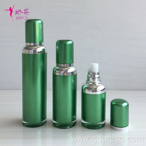 Sets Round Shape Cosmetic Airless Bottle Cream Jar